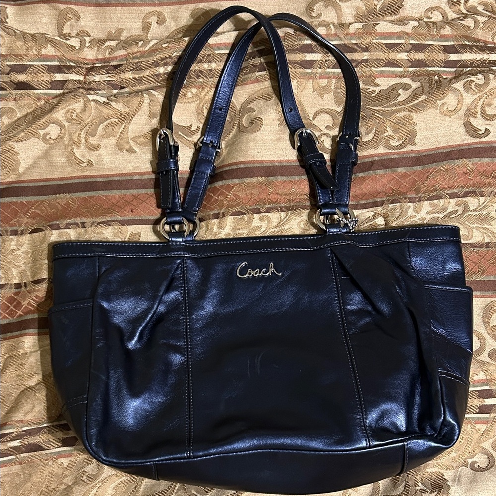 Coach Navy Blue Shoulder Bag